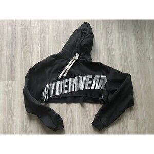 Ryderwear Black Cropped‎ Hoodie size XS
